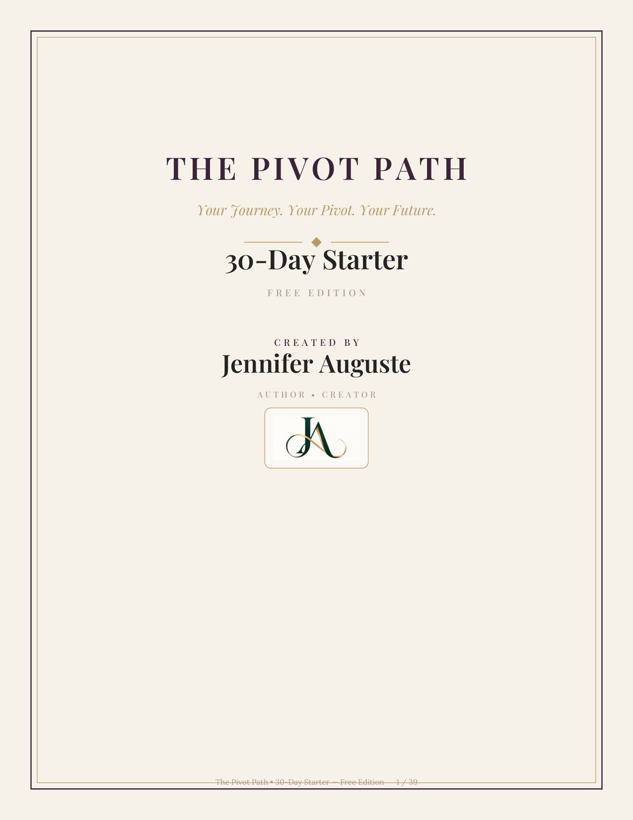 The Pivot Path 30-Day Starter cover